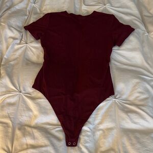 Auden Maroon Kids Bodysuit